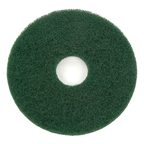 13" Green Scrubbing Pad by Global Industrial – 13.5"L x 13.5"W x 5"H, Green, Model 400313