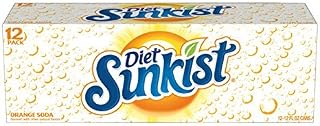 Diet Sunkist Orange Soda, 12 fl oz cans