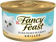 Fancy Feast Grilled Tuna Feast in Wet Cat Food Gravy, 3 oz, Case of 24