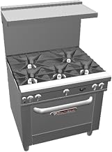 Southbend 4365A 36" Ultimate Restaurant Gas Range w/ 3 Non-Clog Burners Front, 2 Pyromax Burners Rear & Convection Oven