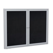 Ghent 48" x 60" / Black / Modern Message Boards & Signs