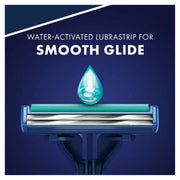 Sensor2 Plus Disposable Razor (52 Pack) by Gillette – 52 Count (Pack of 1), Chromium, blue, Pack of 52, Model 96678726