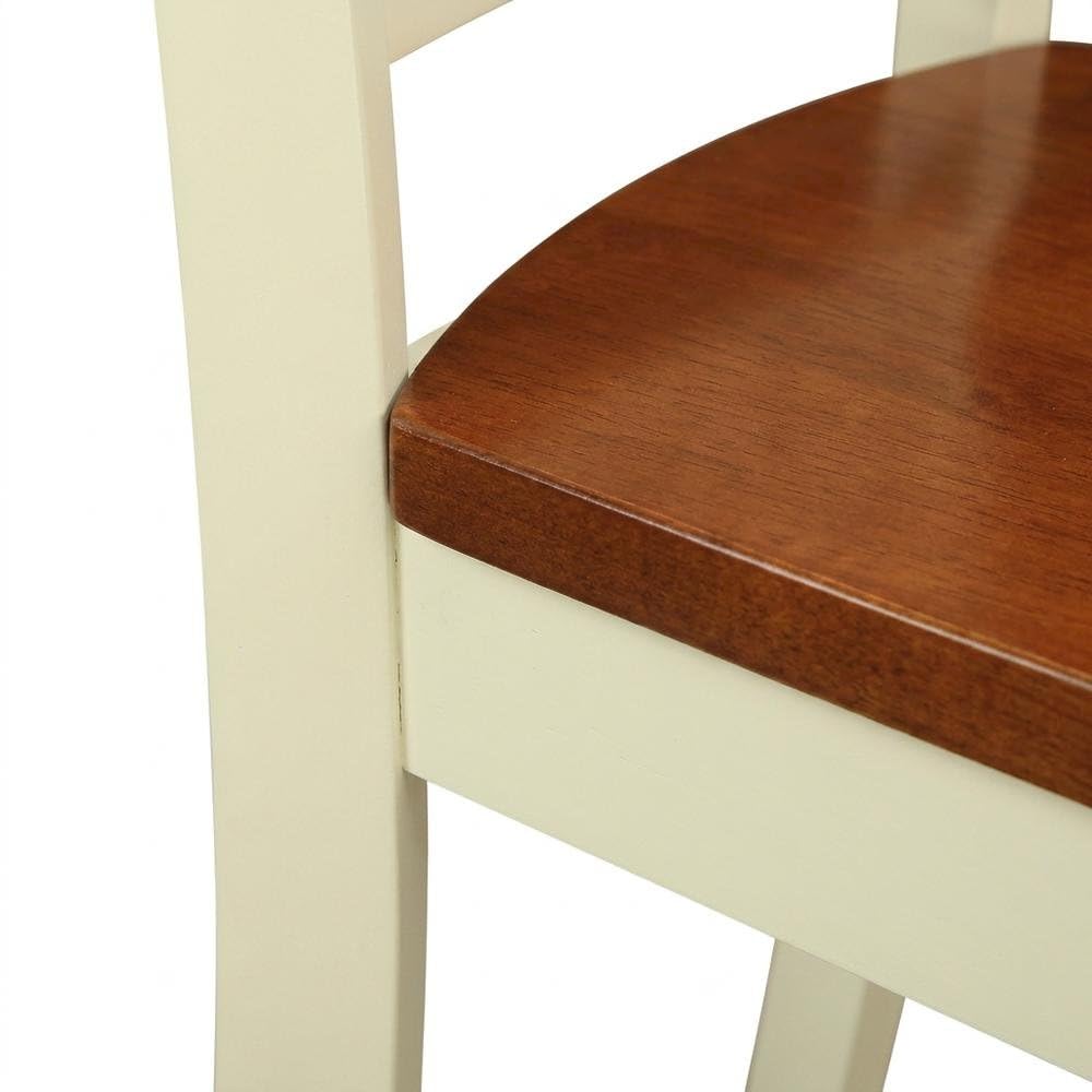 Solid Wood Dining Chairs Set of by Furnifact – Wood, & Brown, Pack of 2