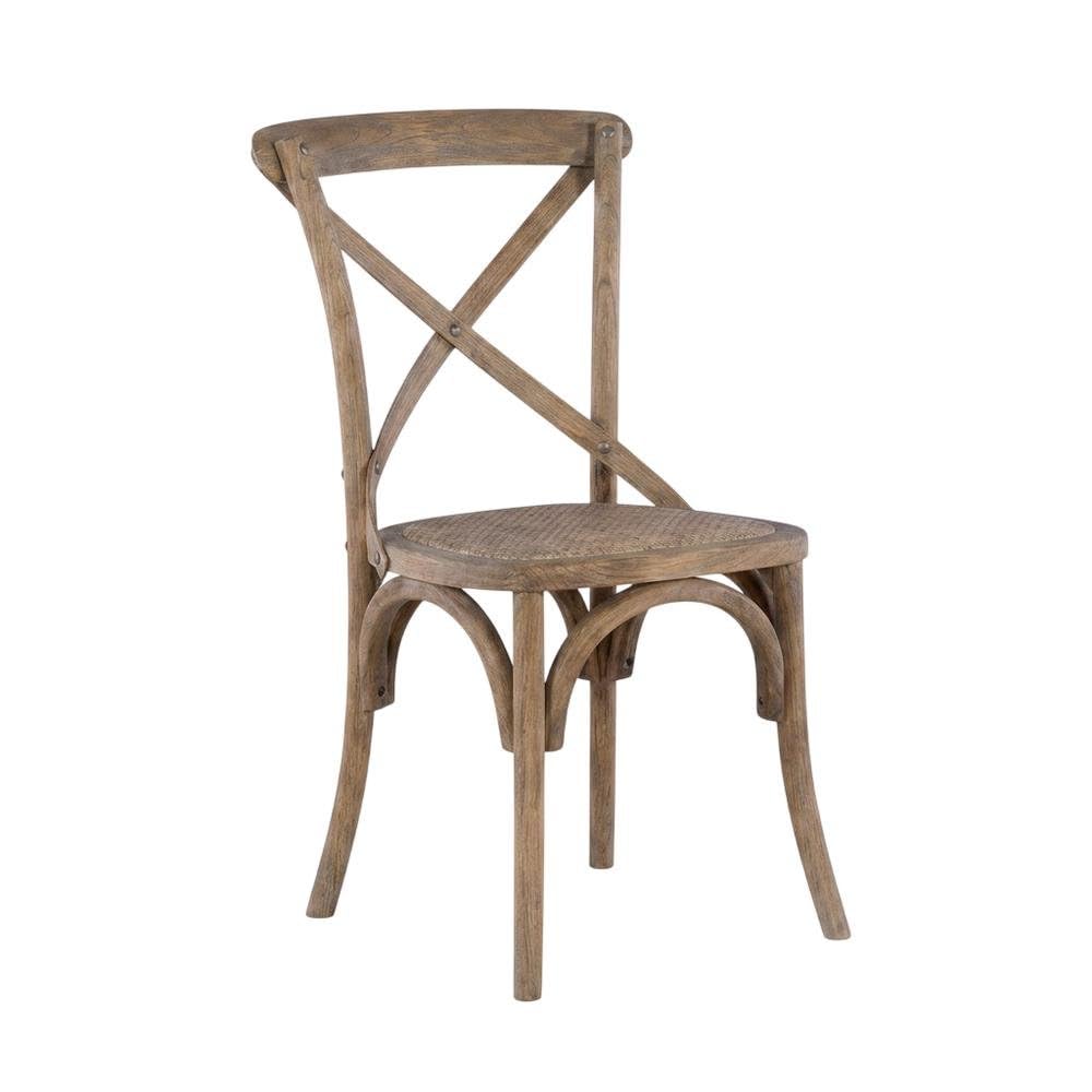 Helia Gray Set of Two Bentwood Dining Chairs by Furnifact – Elm,Plywood, Grey, Pack of 2