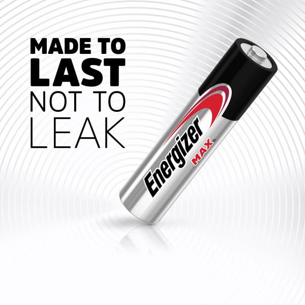 Alkaline Battery (2 pack) by Energizer – 2 Count (Pack of 1), Model E96 AAAA