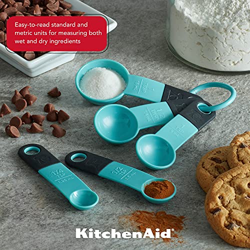 KitchenAid Aqua Sky/Black / Spoons / set of 5 Spoons
