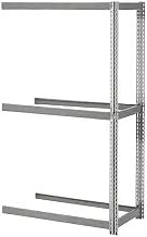 Global Industrial Expandable Add-On Rack 96Wx48Dx84H, 3 Levels No Deck 1100 Lb Per Level, Gray