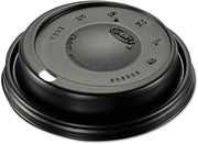 Dart 16ELBLK Cappuccino Dome Sipper Lids, Black, Plastic, 100/pack, 10 Packs/carton