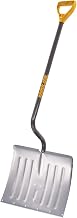 True Temper 1641200 Aluminum Snow Shovel with Ergonomic D-Grip Steel Handle 18 Inch