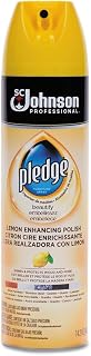 Pledge Furniture Polish, Lemon, 14.2 Oz Aerosol Spray