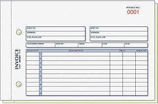 Rediform 7L721 Invoice Book, 5 1/2 x 7 7/8, Carbonless Duplicate, 50 Sets/Book