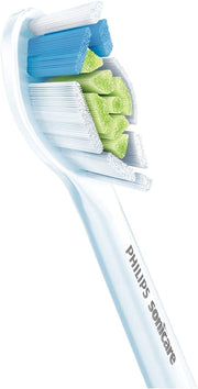 Genuine Sonicare White Replacement Brush Heads by PHILIPS – 1 Count (Pack of 4), Nylon, White, Pack of 4, Model HX6064/12
