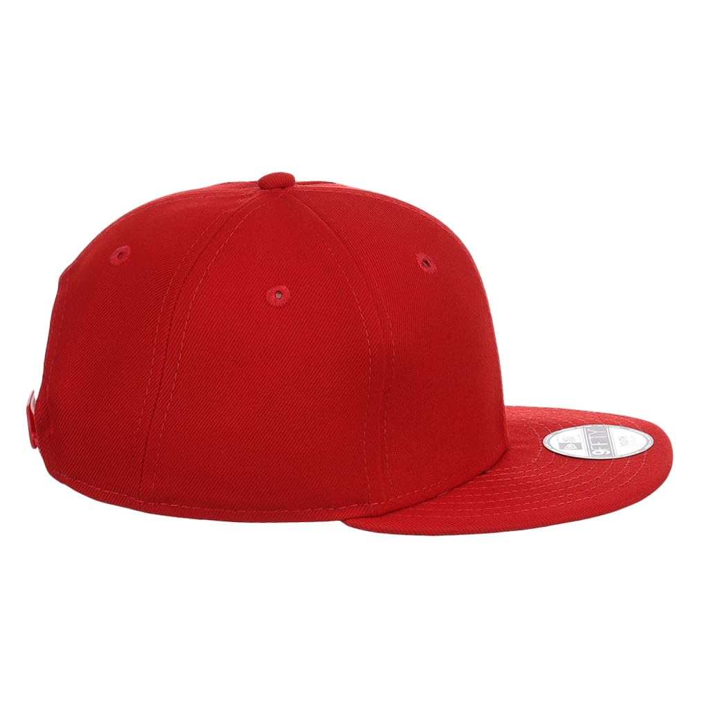 Blank Custom Kids/Youth 9FIFTY Adjustable Snapback Cap Red by New Era – Red