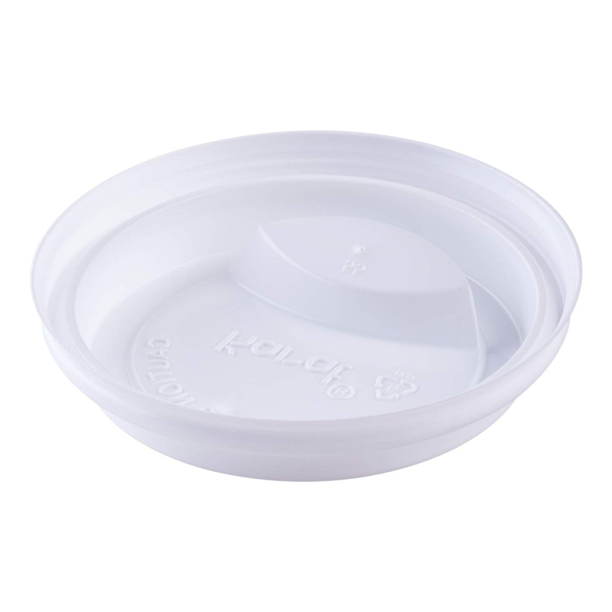 10-24 oz. Sipper Dome Lid - White (Case of 1000) by Karat – PP - Polystyrene, White, Model C-KDL516W-PP