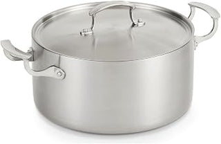 Vollrath 49441 Miramar Stainless Steel 7 Quart Casserole With Cover