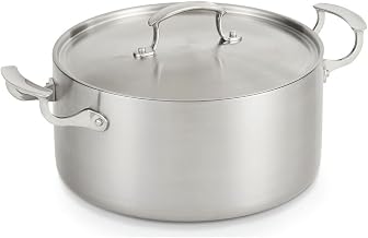 Vollrath 49441 Miramar Stainless Steel 7 Quart Casserole With Cover