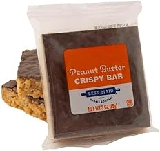 Best Maid Peanut Butter Crispy Bar, Chocolate Butterscotch, Individually Wrapped, 48 Count