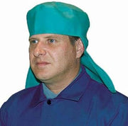 Tillman 6011 9 oz. Green Westex Skull Cape w/Neck Drape, Large