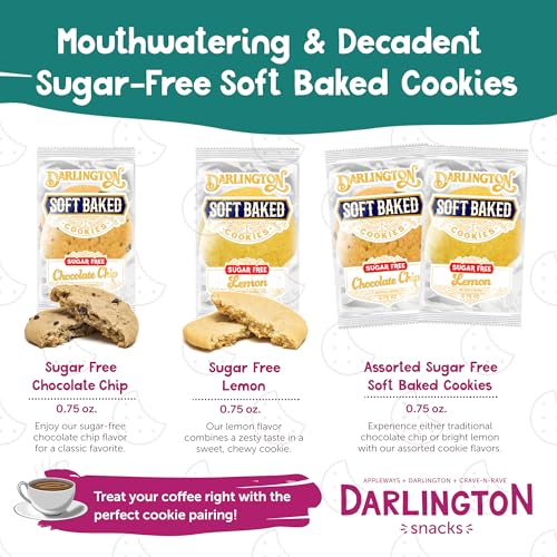 Darlington Snacks Assorted (Sugar-Free) / 0.75 Ounce (Pack of 212) / 212 Cookie Assortments