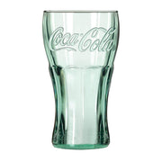 Coca-Cola Tumbler Glasses by Libbey – 6 Count (Pack of 1), 16.75 ounces, Glass, Coca-Cola Green, Pack of 6