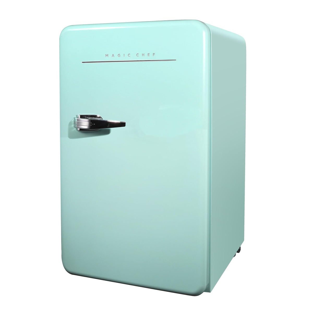 Compact Refrigerator by Magic Chef – 3.2 cubic_feet, Plastic, Green, Model MCR32CHM