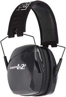 Howard Leight by Honeywell Leightning L2F Folding Slim Shooting Earmuff (R-01525) Black/Gray Large