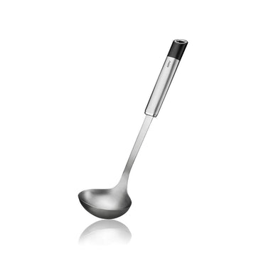Ladel PRIMELINE by GEFU – L 33,5 Cm, B 9 Cm, Stainless Steel, Silver / Black, Model GF29211