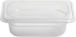 Cambro 1/9 Size Translucent Polypropylene Food Pan - 2 1/2"D