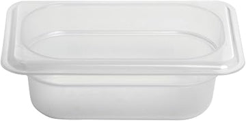 Cambro 1/9 Size Translucent Polypropylene Food Pan - 2 1/2"D