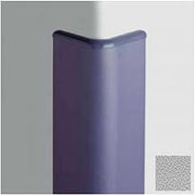 Corner Guard Bullnose 90, 3'' Wings, 4'H W/Caps, Pearl Gray