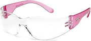 Lincoln Electric Women's Safety Glasses | Clear Lens | Lightweight| Pink Frame | Small |K3250-S