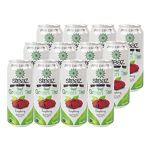 Steaz Raspberry / 16 Fl Oz (Pack of 12) / 12 Iced Tea