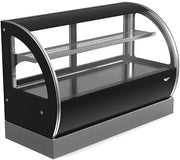 Vollrath 48-inch-wide 120-volt curved-front countertop heated deli display case with rear access