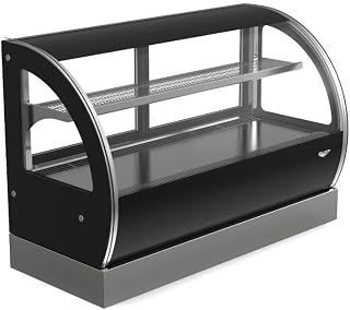 Vollrath 48-inch-wide 120-volt curved-front countertop heated deli display case with rear access