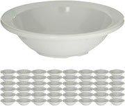 Carlisle FoodService Products Kingline Fruit Bowl, Heavy Duty Melamine Dish for Serving, 4.75 Oz, 48 Count, White