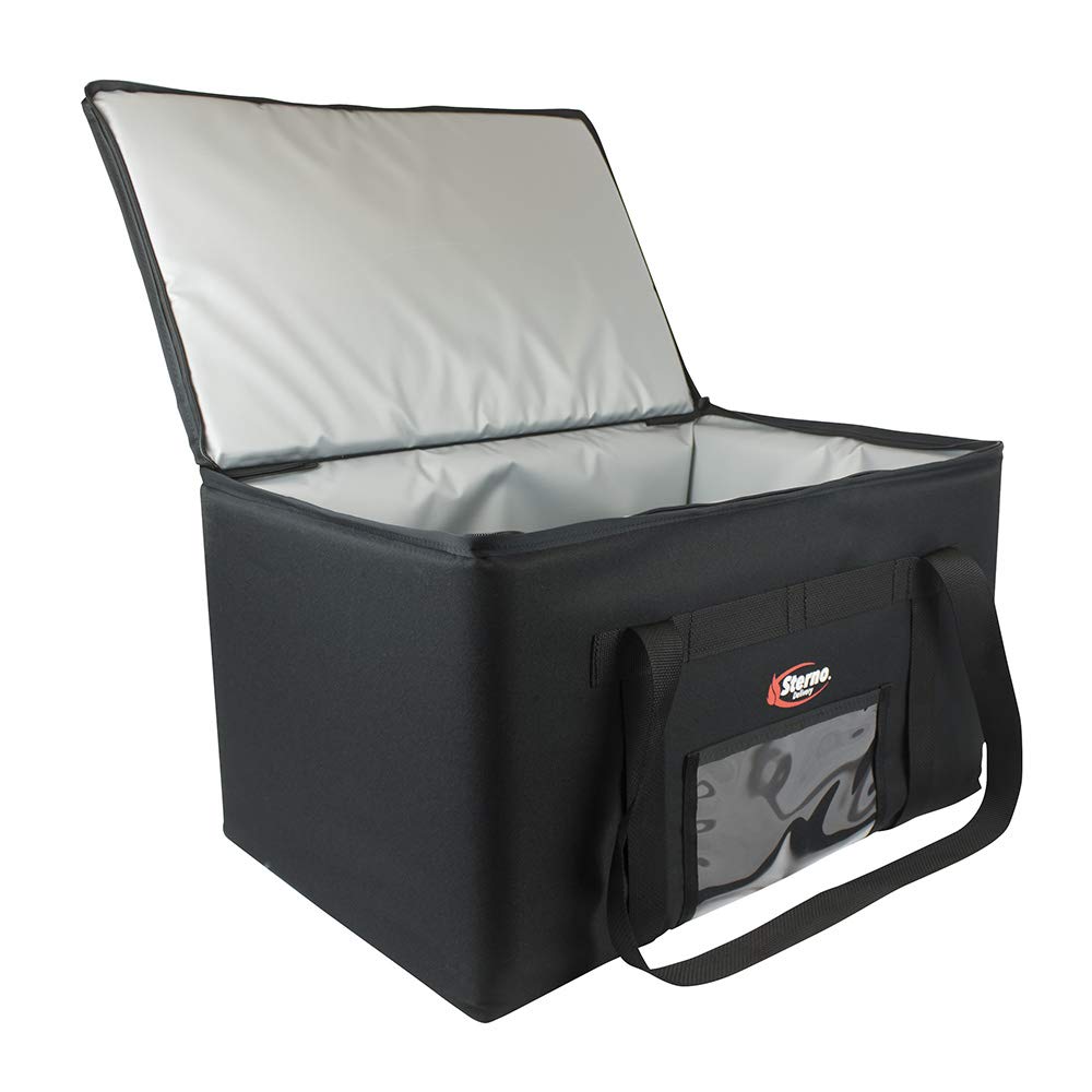 Delivery Insulated Food Carrier Catering - XL by Sterno – XX-Large, 4.0 load, Synthetic, Black, Model 70514