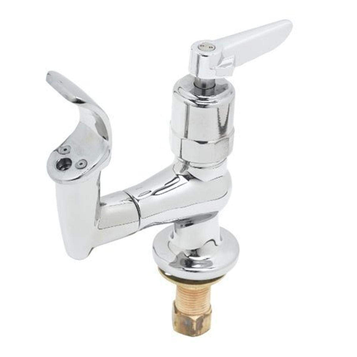 Forged Brass Mouth Guard Fast Self Closing Cartridge Hidden Flow Control Bubbler by T&S Brass – not_applicable, brass, White, Model B-2360-02