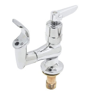 Forged Brass Mouth Guard Fast Self Closing Cartridge Hidden Flow Control Bubbler by T&S Brass – not_applicable, brass, White, Model B-2360-02