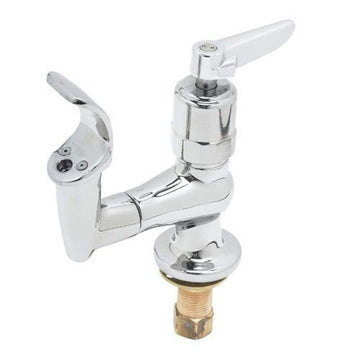 Forged Brass Mouth Guard Fast Self Closing Cartridge Hidden Flow Control Bubbler by T&S Brass – not_applicable, brass, White, Model B-2360-02