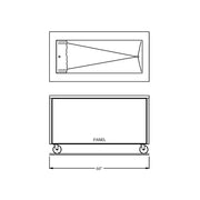 60" Enclosed Base Iced Cold Food Table by Randell – Stainless Steel, Model RAN IC-4
