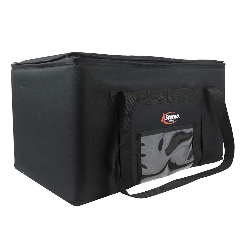 Delivery Insulated Food Carrier Catering - XL by Sterno – XX-Large, 4.0 load, Synthetic, Black, Model 70514