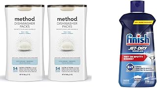 Method Dishwasher Detergent Packs + Finish Jet-Dry Rinse Aid