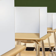Privacy Board Protectors by Pacon – 48" x 16", Cardboard, White, 24 Boards, Pack of 6, Model P3782