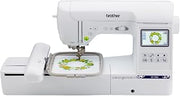 Brother SE1900 Sewing and Embroidery Machine, 138 Designs, 240 Built-in Stitches, Computerized, 5" x 7" Hoop Area, 3.2" LCD Touchscreen Display, 8 Included Feet