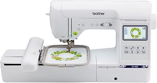 Brother SE1900 Sewing and Embroidery Machine, 138 Designs, 240 Built-in Stitches, Computerized, 5" x 7" Hoop Area, 3.2" LCD Touchscreen Display, 8 Included Feet