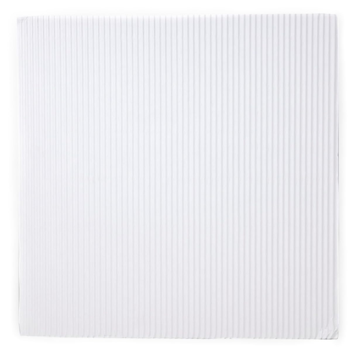 Single Face Corrugated Cardboard Pizza Pad White by Paper Supply – 14", Corrugated Cardboard, White, Model 14X14 PIZZA PAD