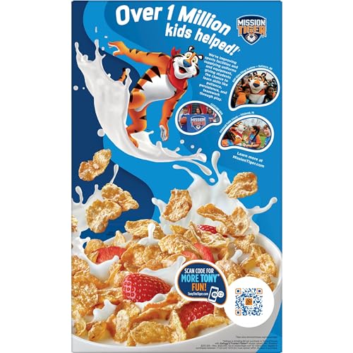 Kellogg's Frosted Flakes Original / 24 Ounce (Pack of 1) / BLUE Cold Cereal