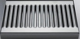 Summit Appliance Drip Tray Stainless Steel Drip Tray for Use with Virtually Any Kegerator; 2-Piece Design; Easy Cleaning