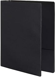 WLJ38349NHB - Wilson Jonesreg; 383 Basic D-Ring Binder with Label Holder, 3, Black