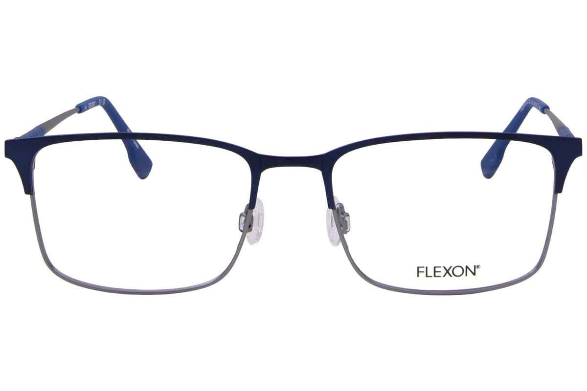 Eyeglasses E 1132 410 Matte Navy/Silver by Flexon – Matte Navy/Silver, Model E1132